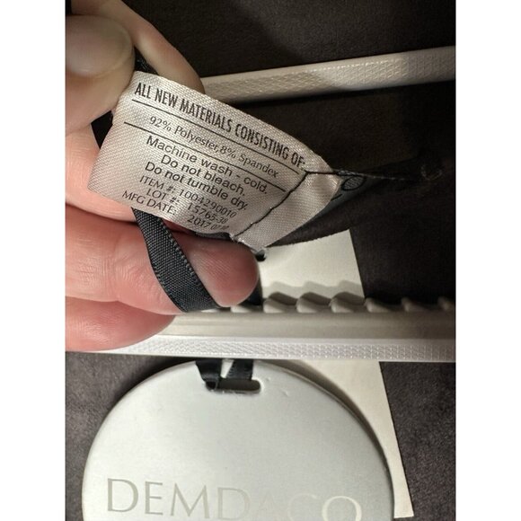 Demdaco Charcoal Gray Suede Flowy Open Front Tunic Vest One Size - Picture 6 of 10